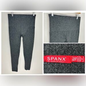 Spanx Look At Me Now 7/8 Seamless Gray Leggings Size XL Career Athleisure Travel
